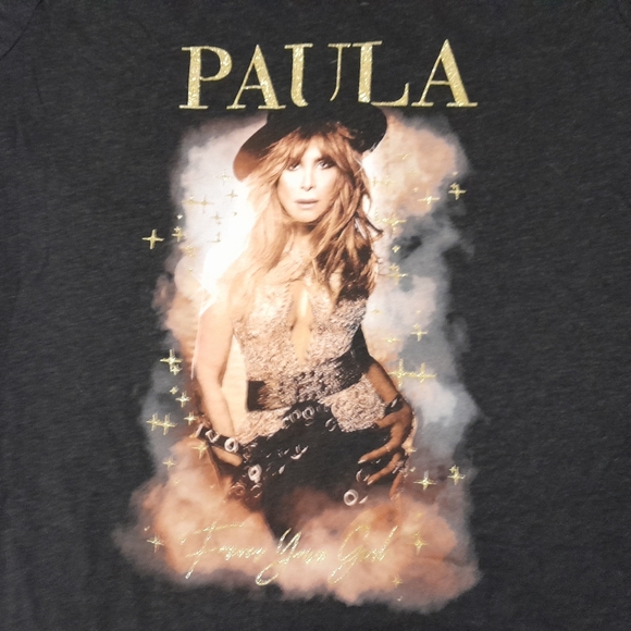 Paula Abdul V Neck Tee - Picture 2 of 3